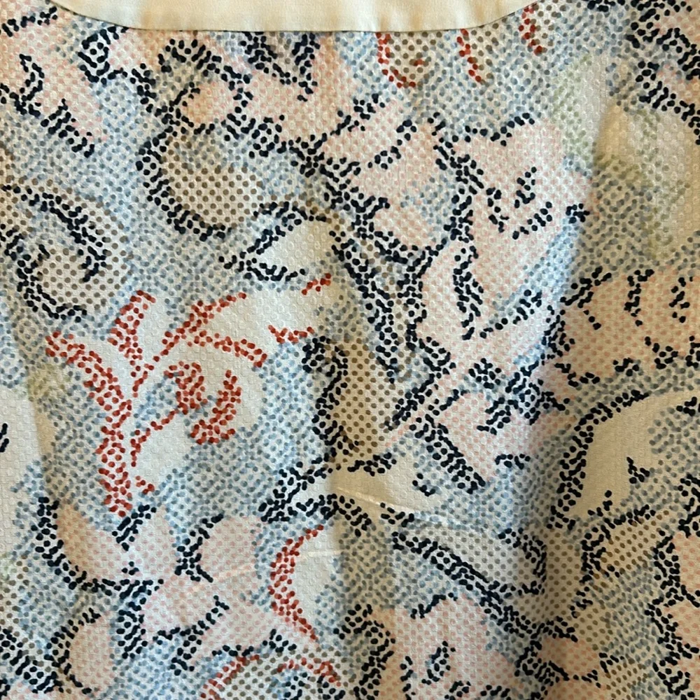 Tory Burch Dahlia Silk Jacquard Tunic size 2
